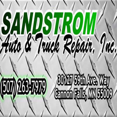Sandstrom Auto & Truck Repair, Inc. - Cannon Falls, MN - Slider 0